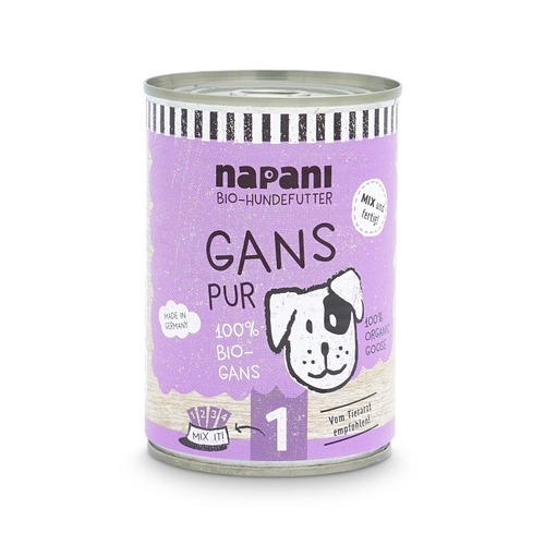 No-① napaniピュア・グース　BIO100%（缶詰400g)◾️犬◾️