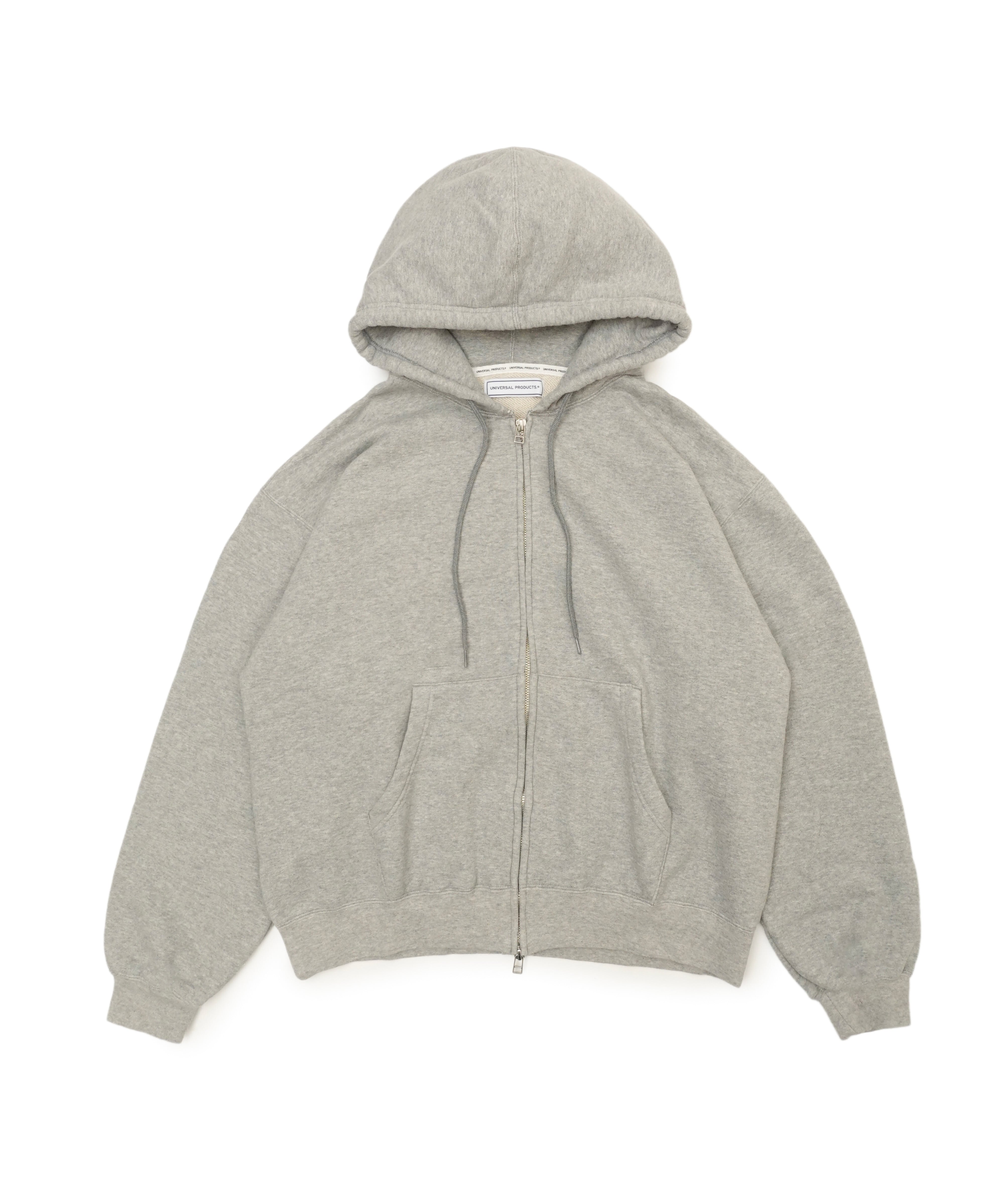 UNIVERSALPRODUCTS ジップアップパーカー フーディ グレー 2 zedWTEay2fex.jpg?width=768