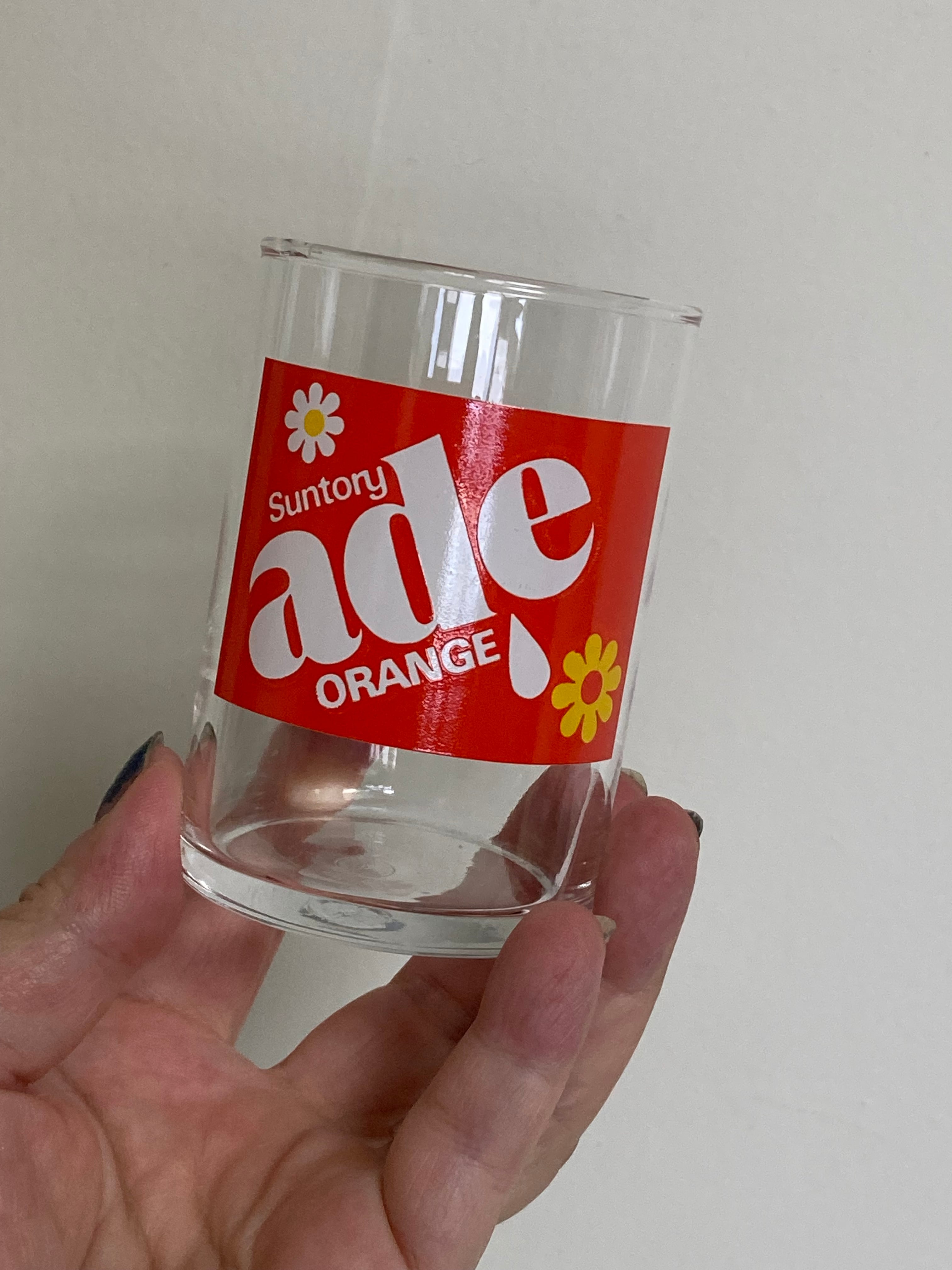 サントリー オレンジエード ノベルティグラス | 淡竹89 | 昭和レトロな