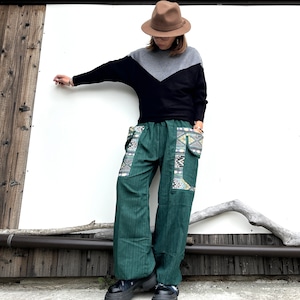 ビッグポケットゆったりパンツ