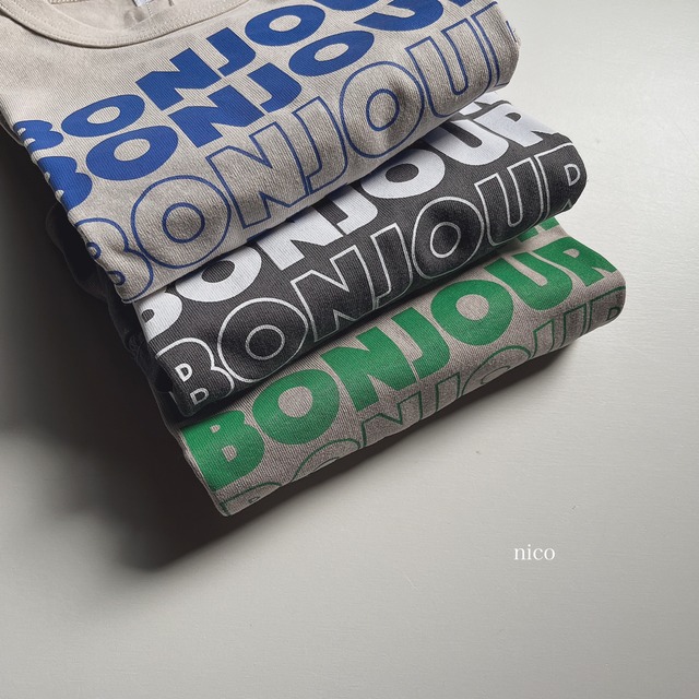 Bonjour Tシャツ