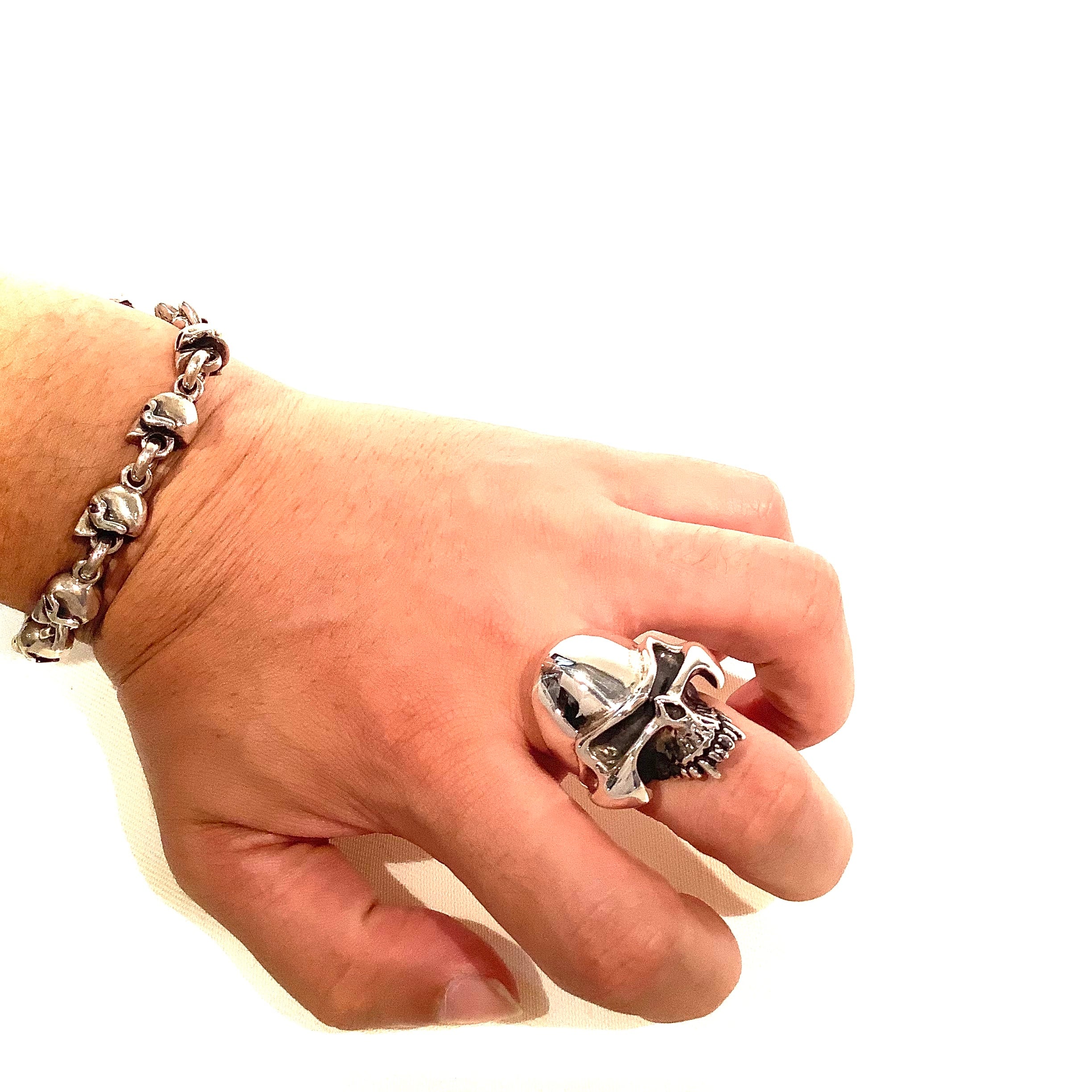 THIRTEEN DESIGNS サーティーンデザインズ DEVIL KILLER SKULL RING