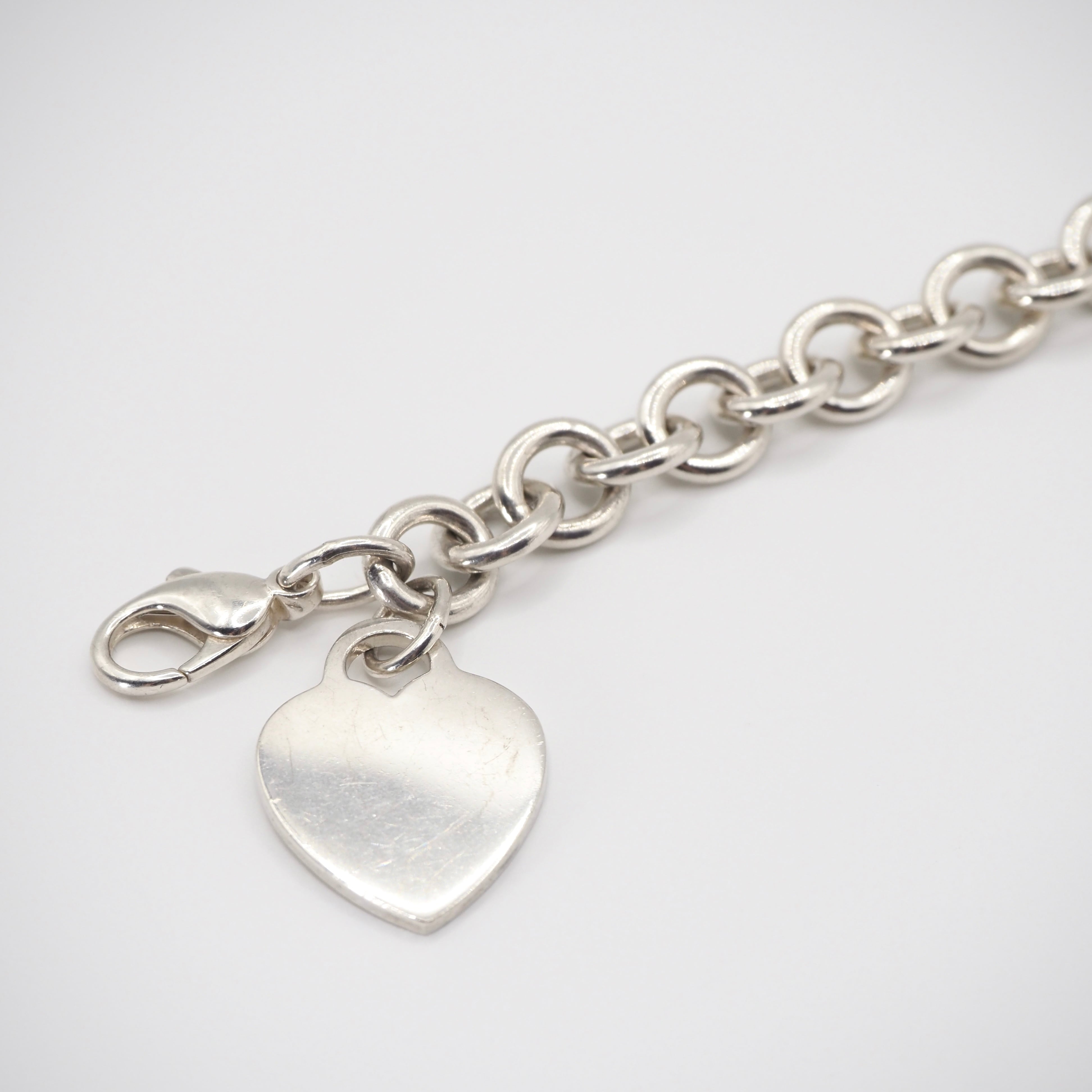 Tiffany&Co. ハートタグブレスレット シルバー925 ティファニー