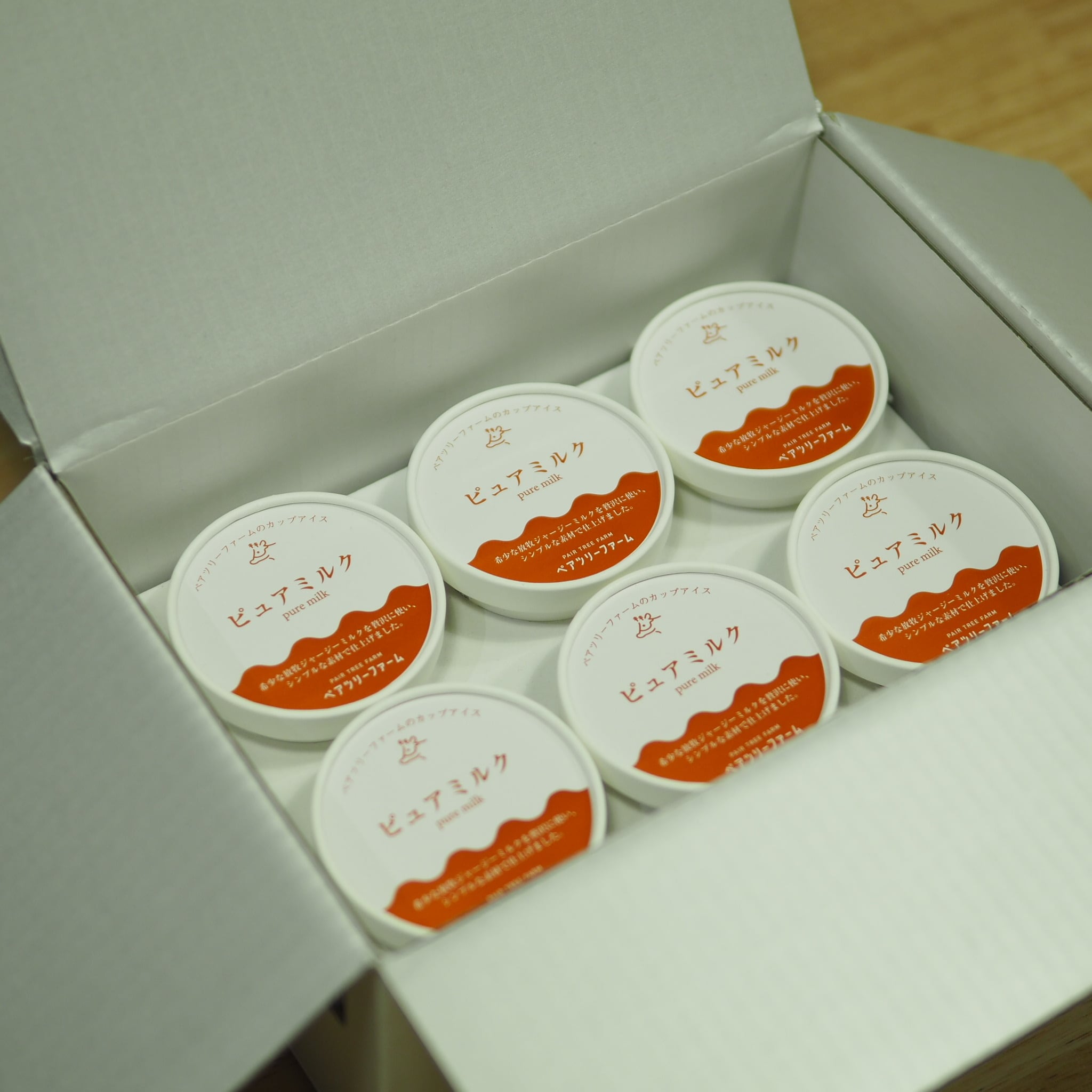 カップアイス12個セット＜ミルク12＞ | ペアツリーファーム オンライン