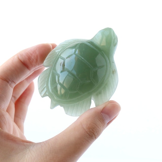 グリーンアべンチュリンのウミガメ