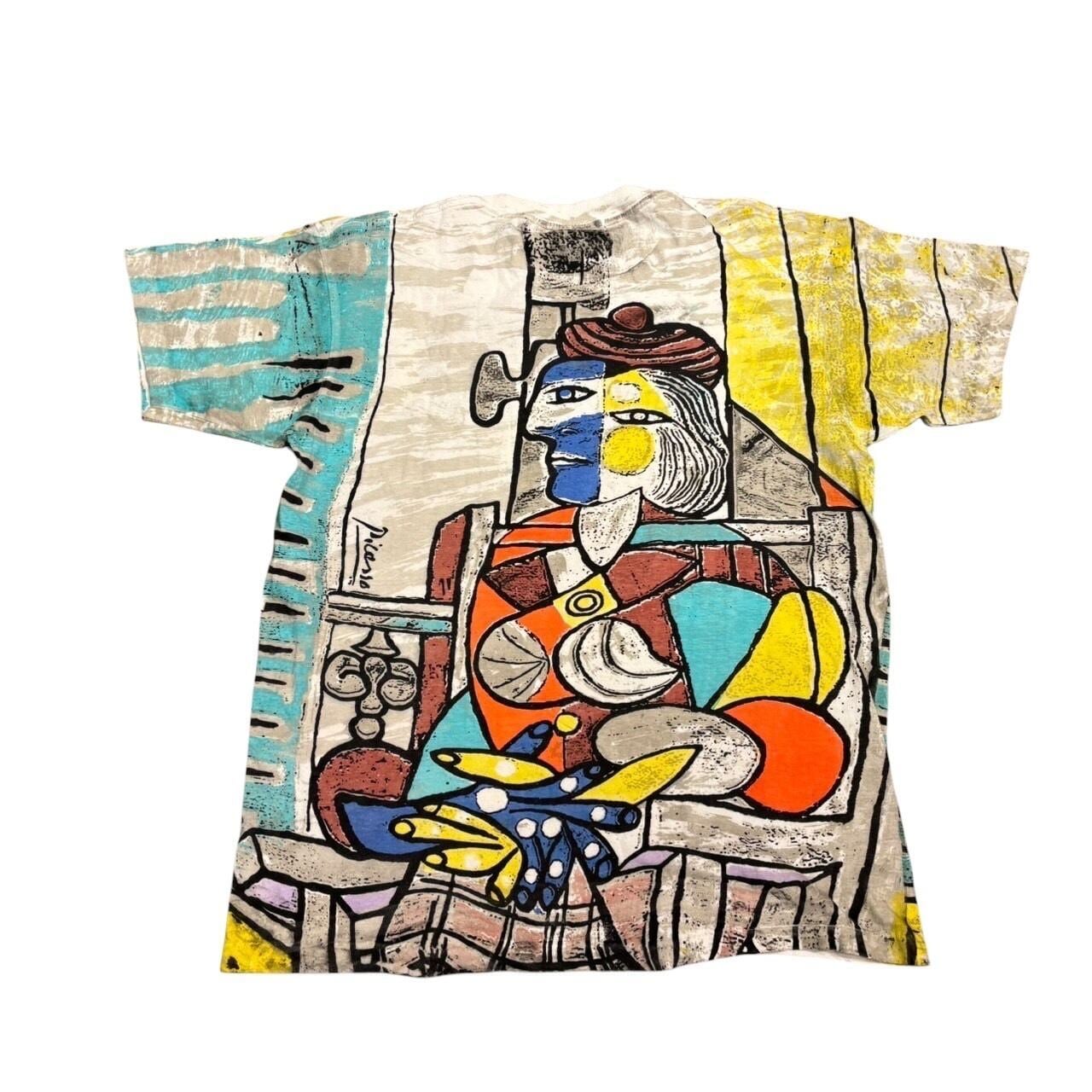 ピカソ 窓の前に座る女/古着/アートTシャツ/バンT | Östrich