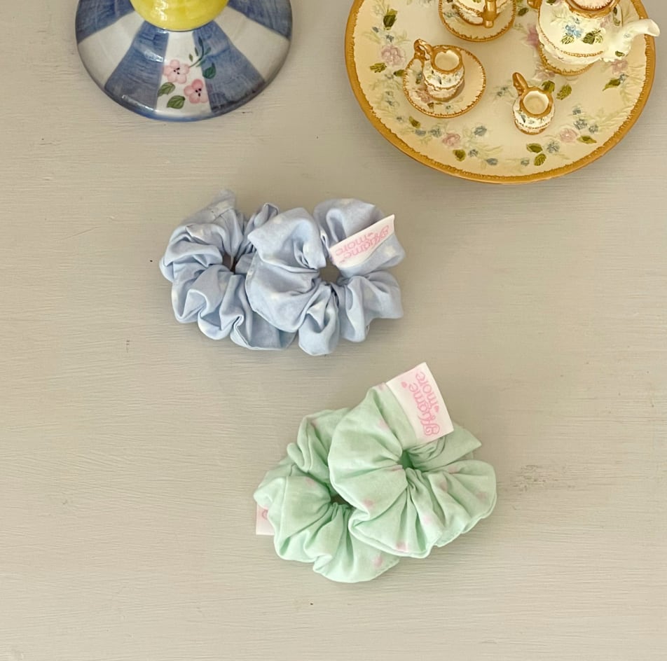 予約【hugmemore】scrunchie (2color) ※単品購入不可