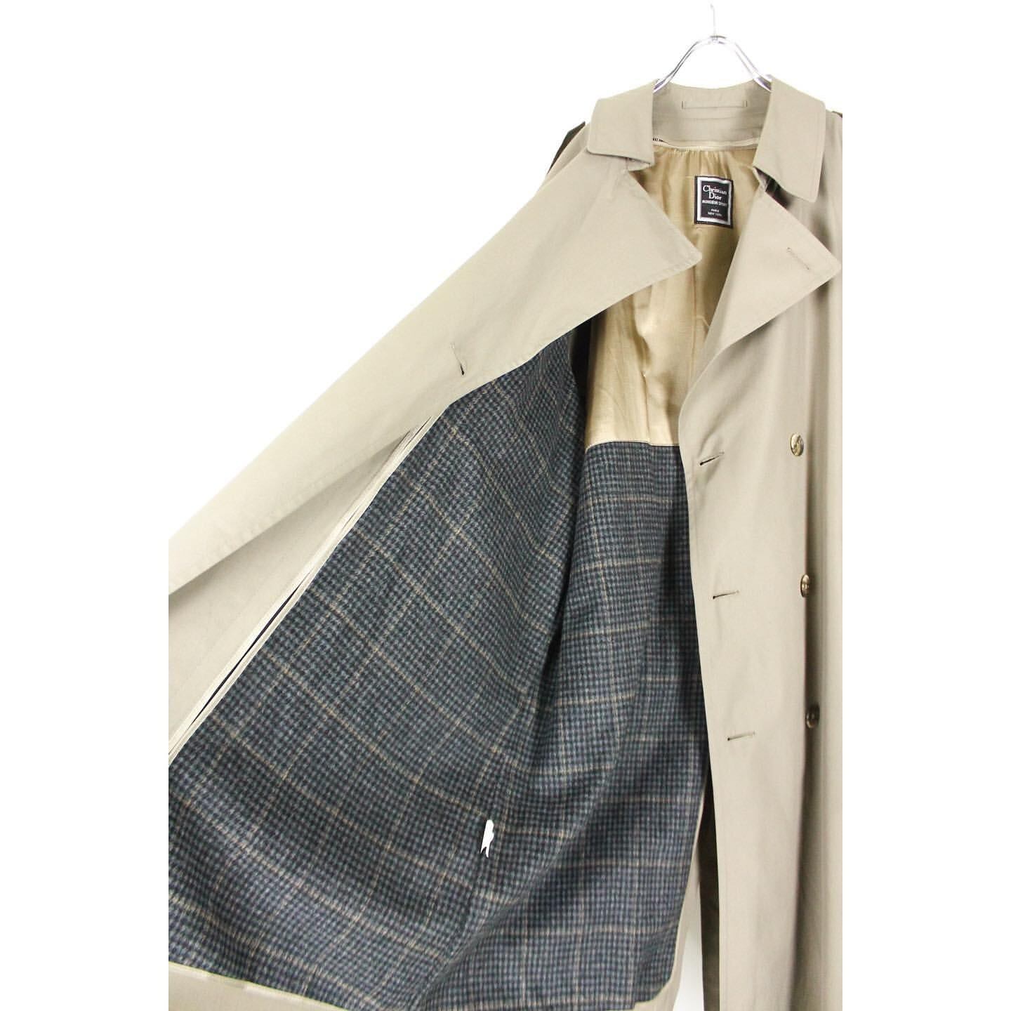 1980's Christian Dior ライナー付きトレンチコート 【ME-0819】 | cv