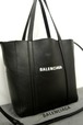 ◆BALENCIAGA バレンシアガ EVERYDAY XXS エヴリデイ 2way クロスボディ レザー ショルダー トート バッグ 黒◆ 使い勝手抜群の定番モデル