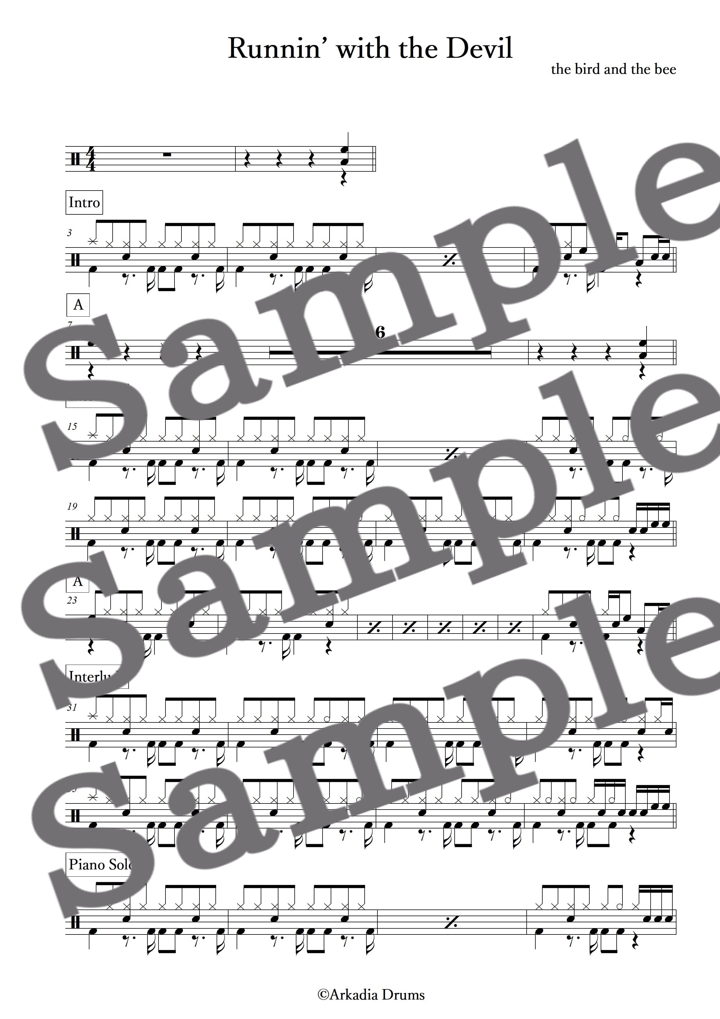 Runnin’ with the Devil(the bird and the bee)