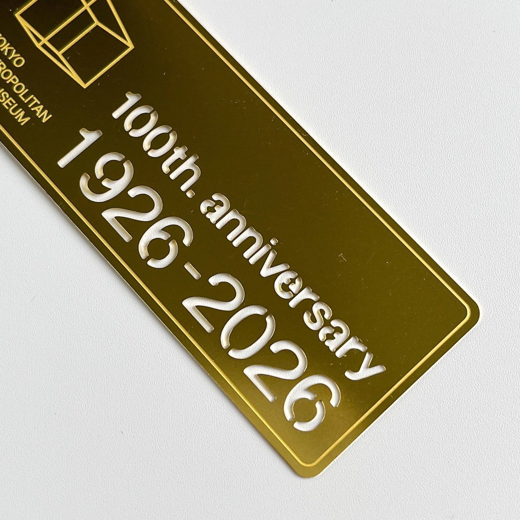 開館100周年記念グッズ ブックマーク 1926-2026 | hmm, by 東京都