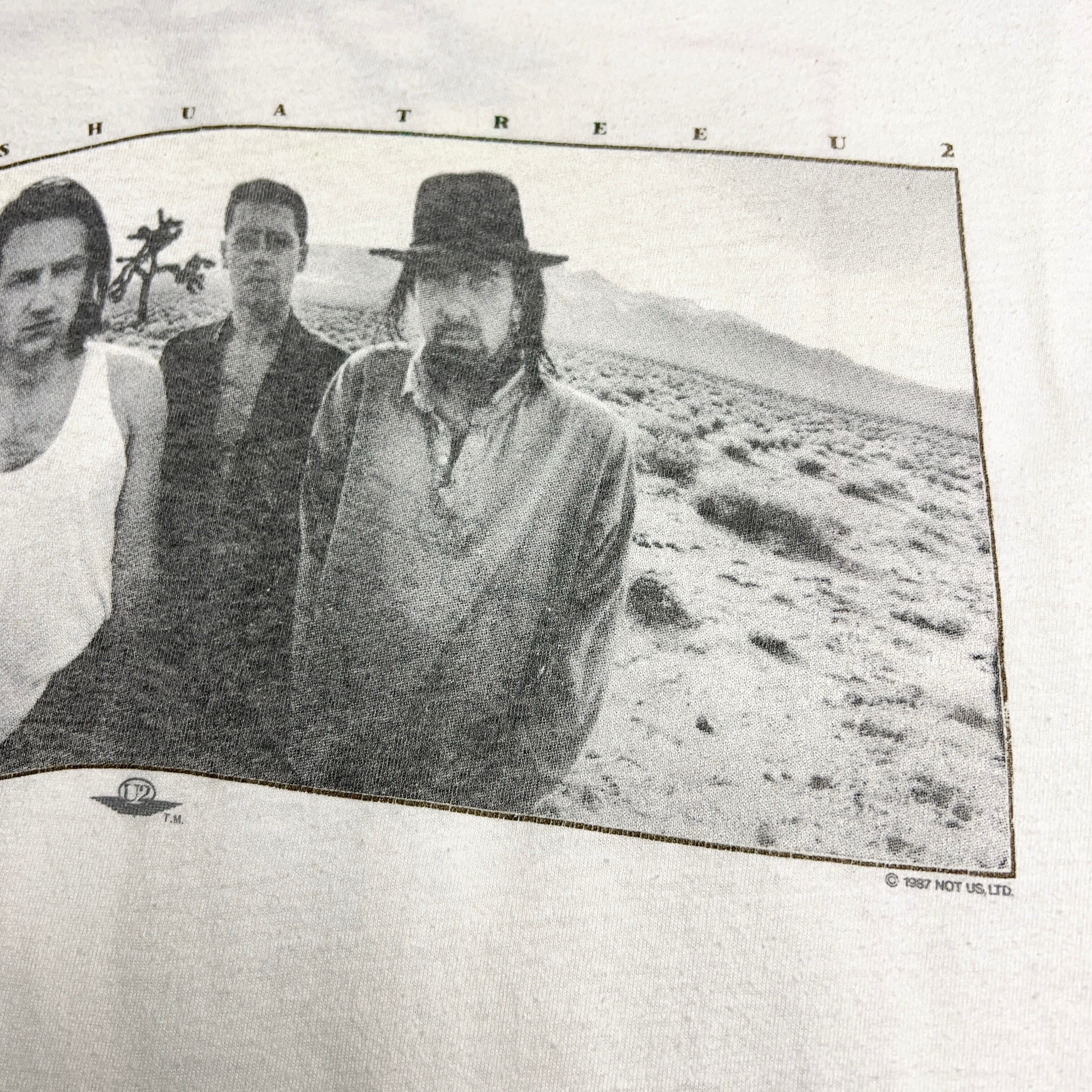 80's U2 THE JOSHUA TREE TOUR 1987 Tshirt 80年代 ユーツー バンドT