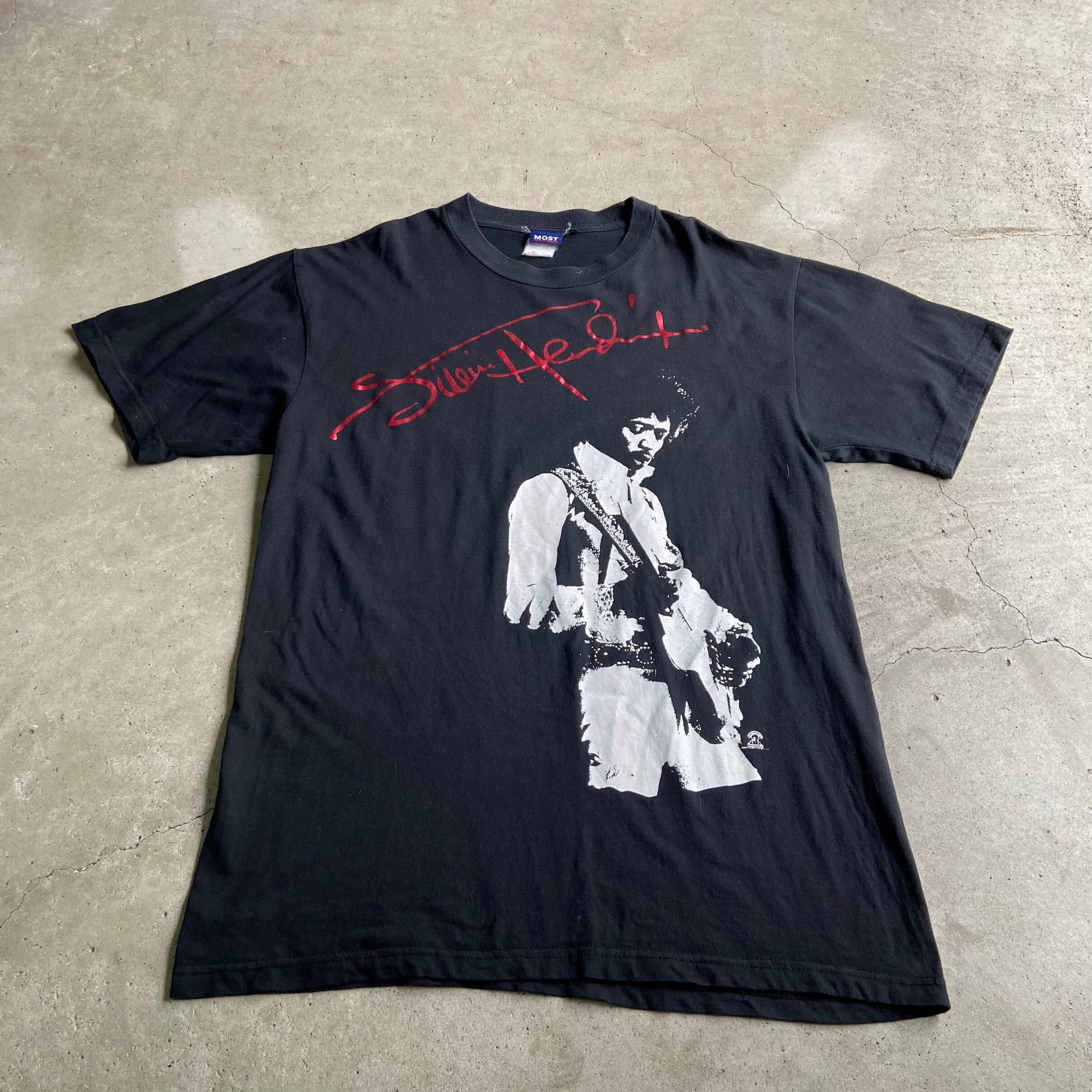 00年代 ヘインズ Hanes JIMI HENDRIX ジミヘンドリックス 両面プリント バンドTシャツ バンT メンズXL /eaa352090