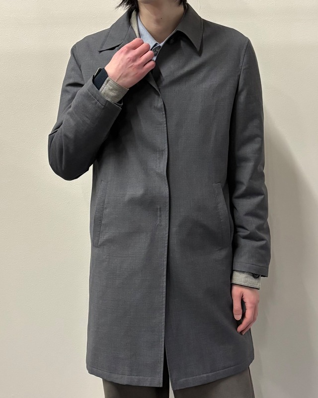 【1998FW PRADA】wool velcro half coat/grey