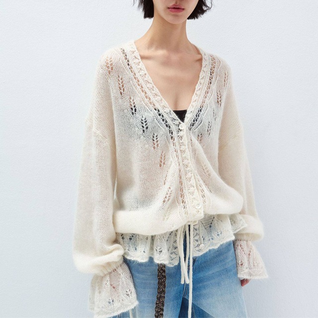 crew neck  knit【4coor】  T4414