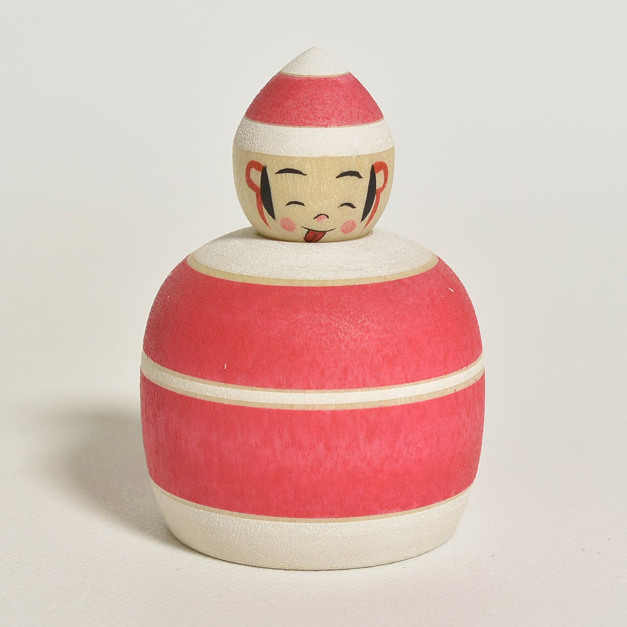 クリスマスえじこちゃんこけし 約1.5寸 約4.5cm 鈴木明 工人（作並系