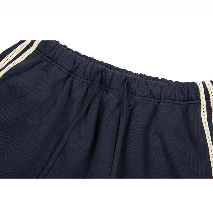 ★SIDE CONTRAST STITCHING LOOSE STRAIGHT SPORT PANTS　　　A0525