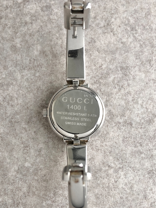 GUCCI グッチ 腕時計 シルバー ステンレススチール 1400L クウォーツ vintage ヴィンテージ オールド u3iytm