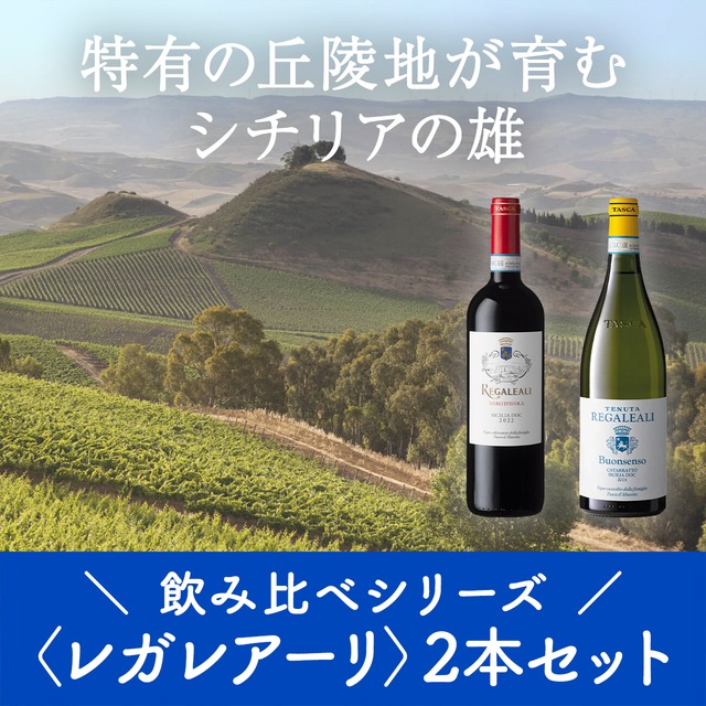 飲み比べシリーズ！レガレアーリ赤白ミックスワイン2本セット〈28.6%OFF〉(B702006)