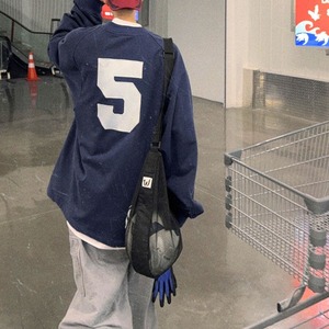 ダーティー加工ネイビースポーツスウェット　1113