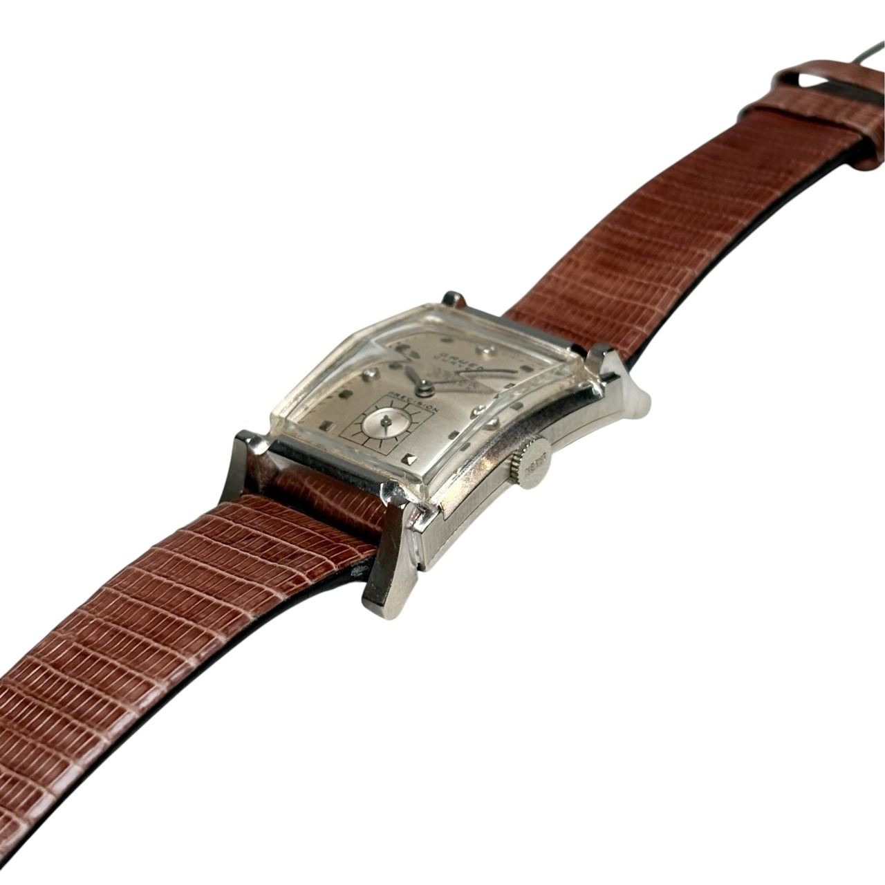 antique GRUEN k14 gold manual winding watch “curvex”