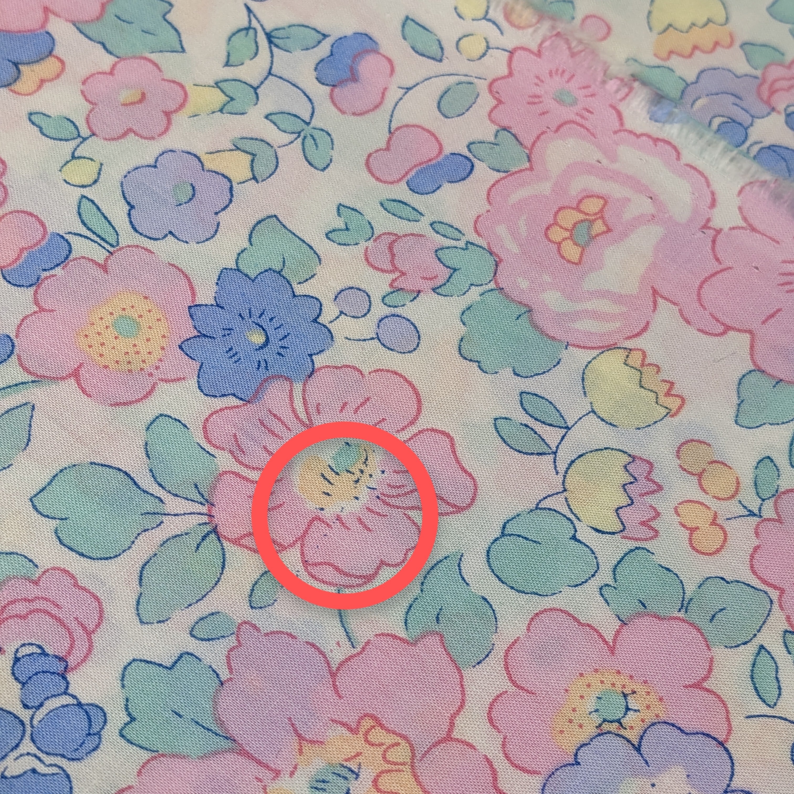 英国 Liberty リバティ Betsy ベッツィ 販売 ブルー シャーロット王女