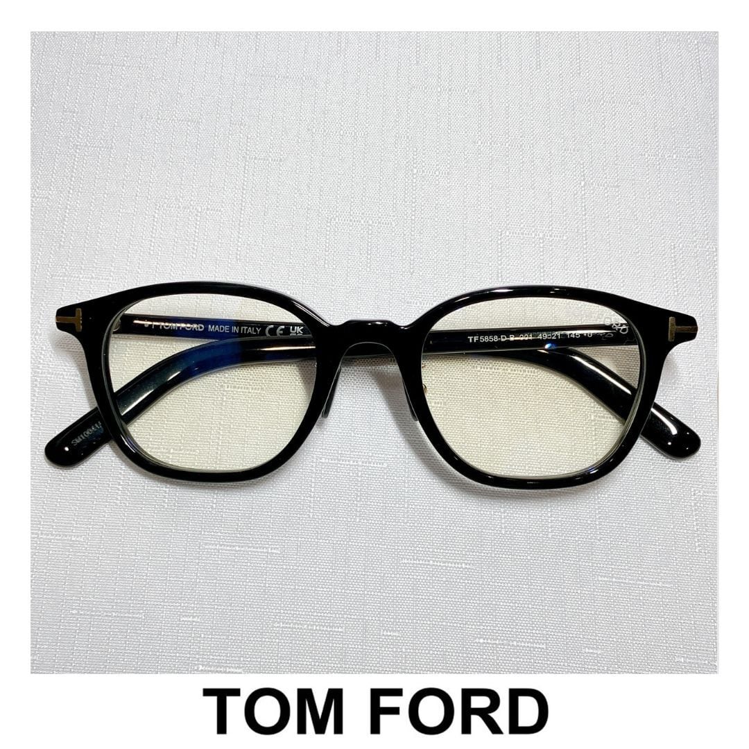 トムフォード メガネ TF5858DB 001 49□21 145 TOM FORD トムフォード メガネ TF5858DB 001 49□21 145 TOM FORD