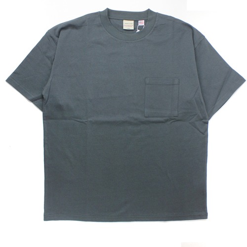Good wear グッドウェア Tシャツ 2W7-3505 USAコットン 無地ポケット BIGTシャツ SlateBlue(62)