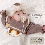 おしゃぶり＆おもちゃホルダー〈ナチュラル〉