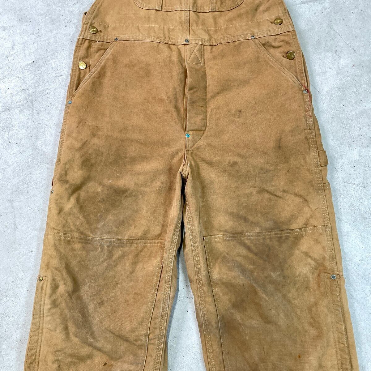 80年代 USA製 Carhartt カーハート ダック地 ダブルニー