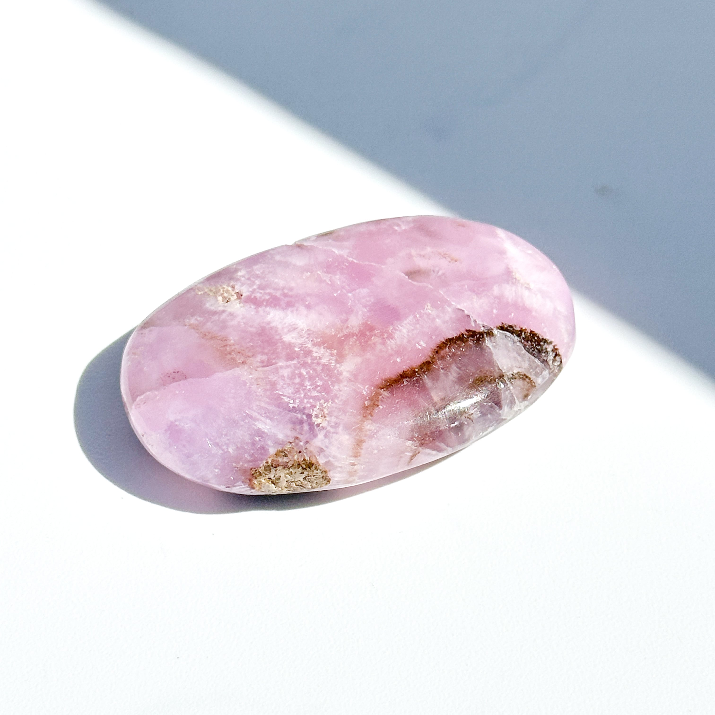 ピンクアラゴナイト パームストーン 93◇ Pink Aragonite Palm Stone