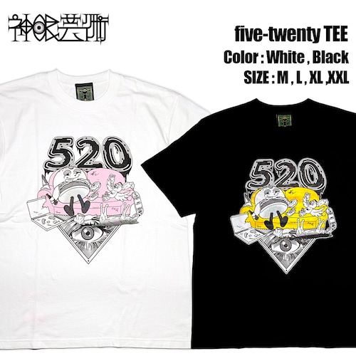 神眼芸術『five-twenty』 T-shirt