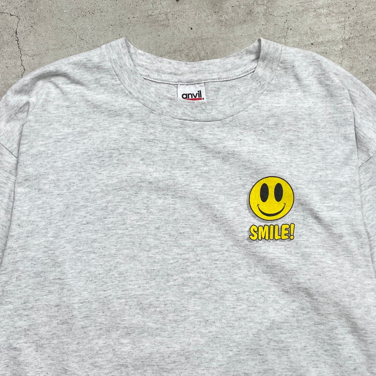 ヴィンテージスマイルTシャツ白Mサイズ相当SMILE ビンテージホワイト ヴィンテージスマイルTシャツ白Mサイズ相当SMILE ビンテージホワイト