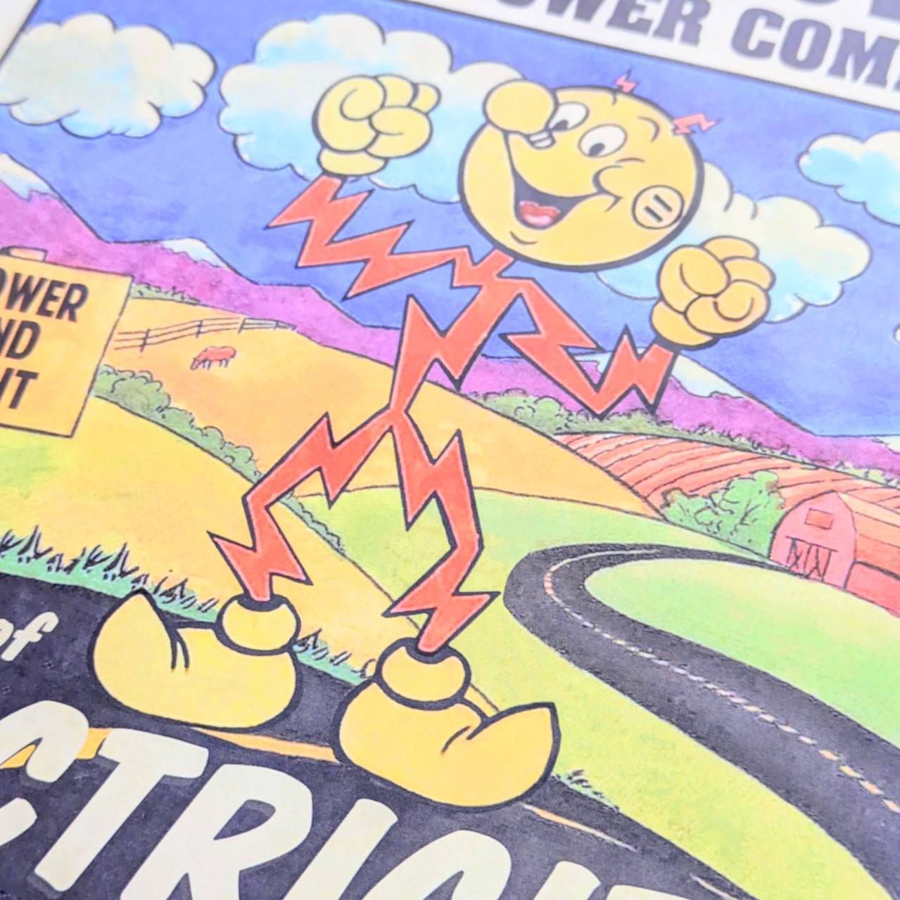 狭いスペースでも◎待望のB5ポスター!【 Reddy Kilowat ( レディキロワット ) 】 POSTER / ポスター 〚アメリカン雑貨 アメトイ〛