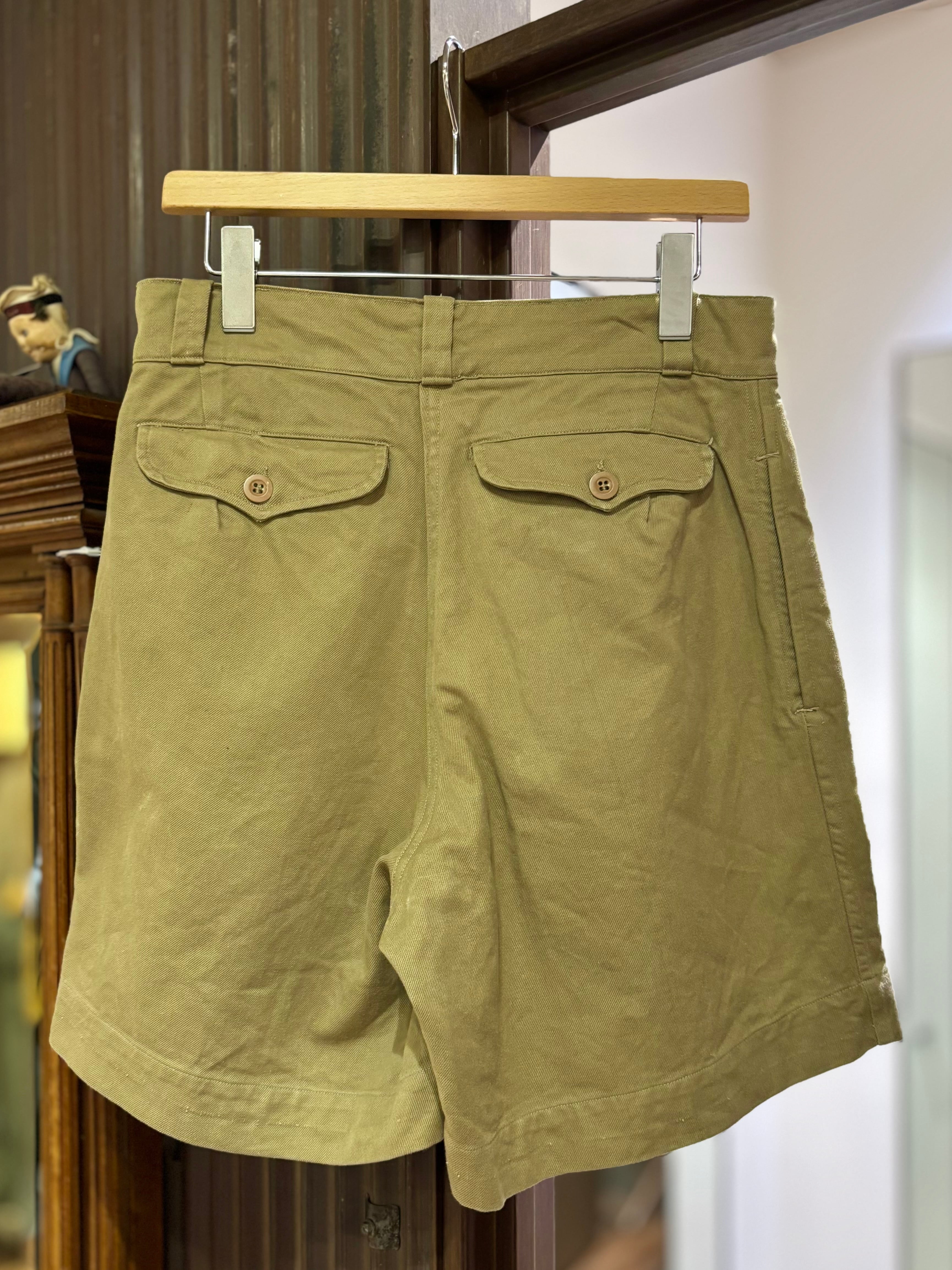 50's FRENCH ARMY CHINO SHORTS | STRAYSHEEP ONLINE