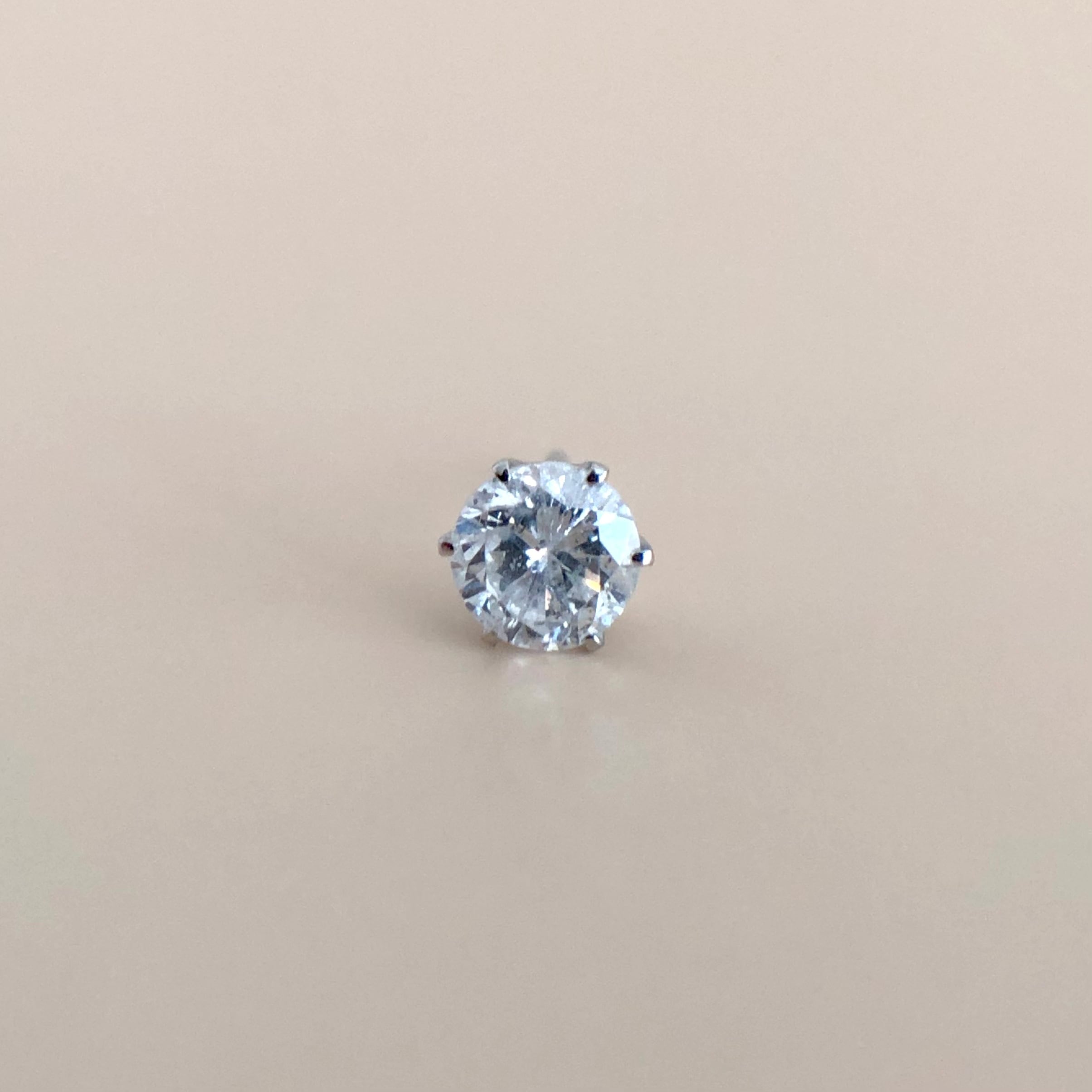 ラウンドブリリアントカット ダイヤモンド ピアス 0.50ct プラチナ