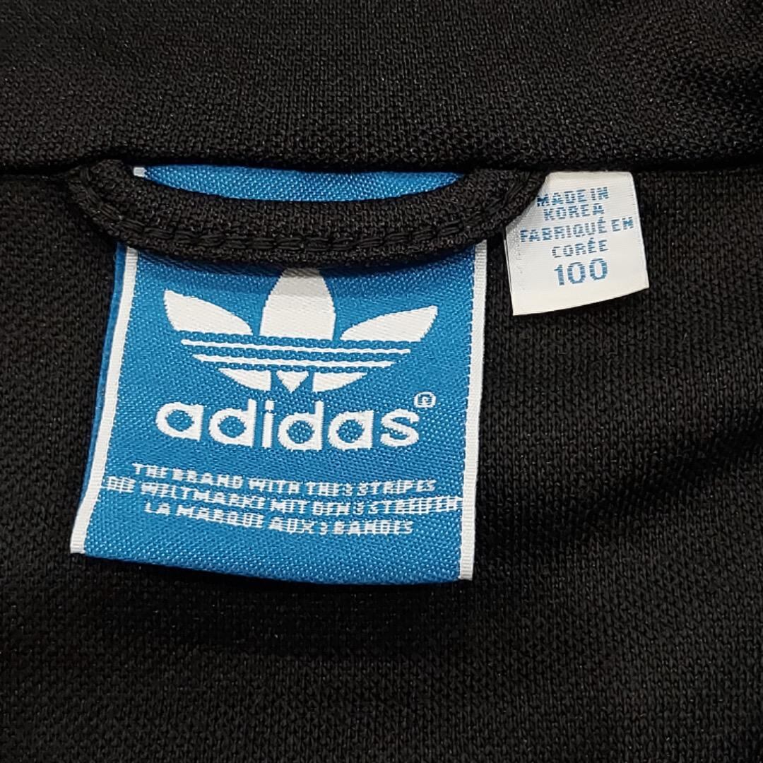 adidas アディダス トラックジャケット 古着 刺繍 L 黒 12653 adidas アディダス トラックジャケット 古着 刺繍 L 黒 12653