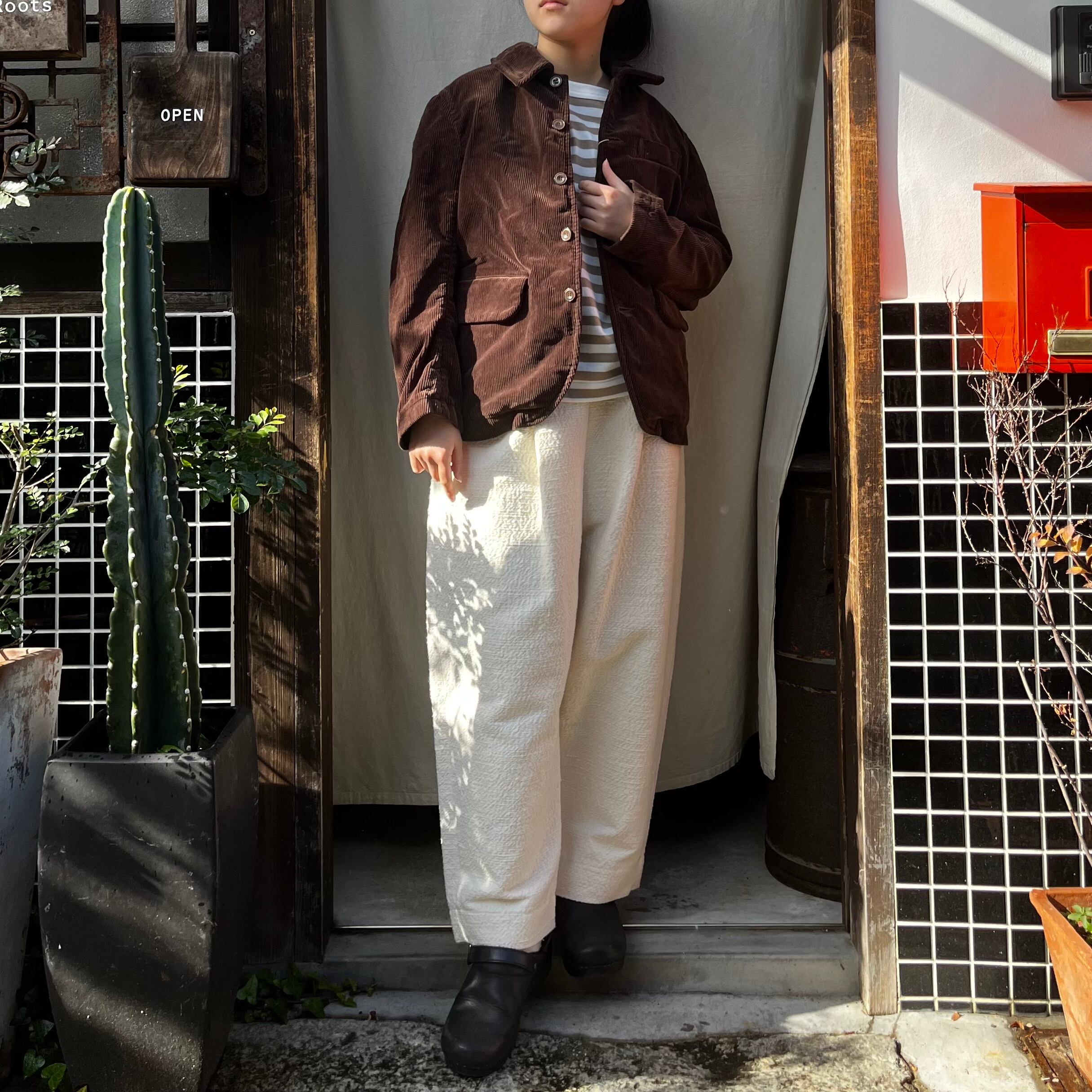 オールドマンズテーラー たまらなく ガーメントダイシルクゴムパンツ