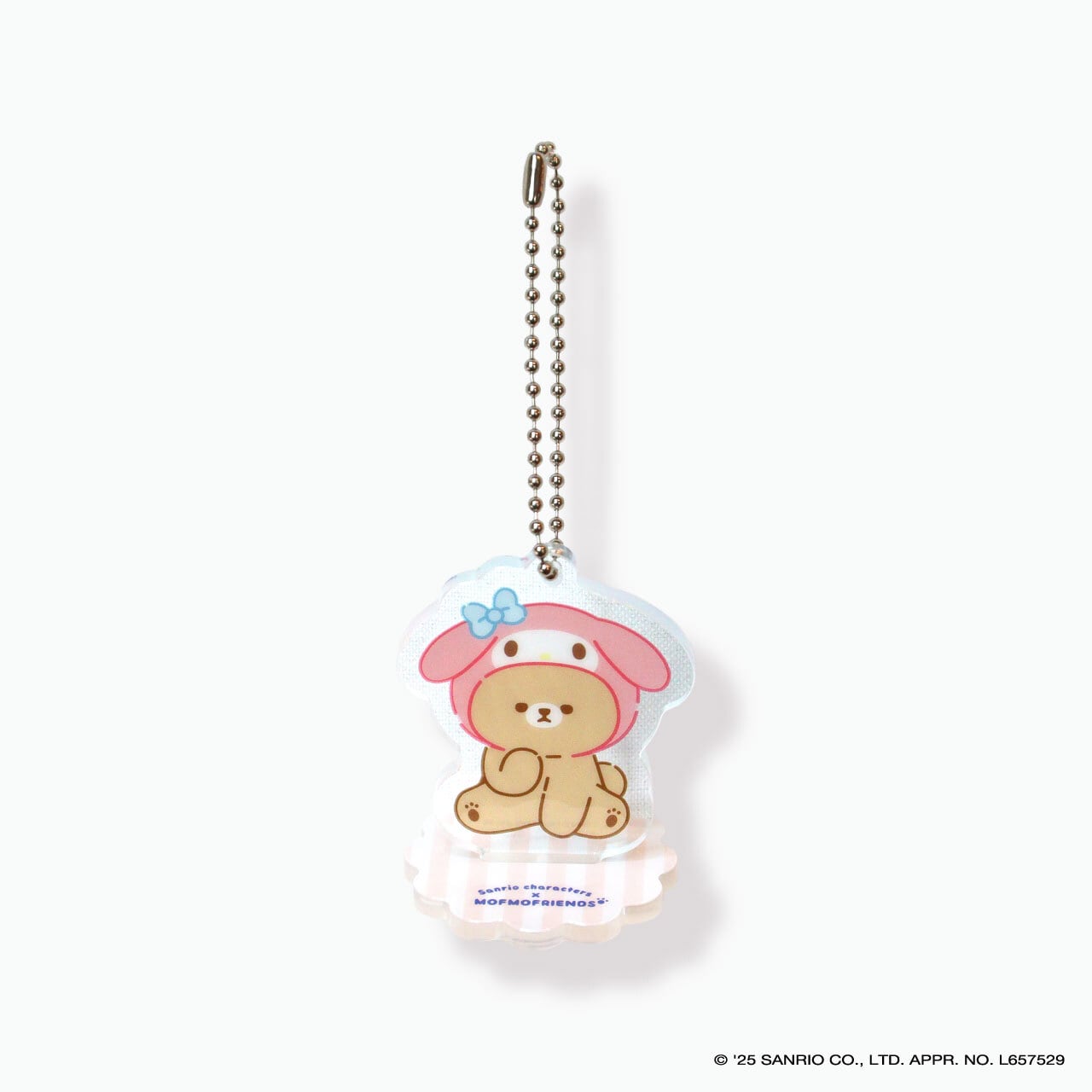 【mof】Sanrio characters x mofmofriends なかよしアクリルスタンドチャーム MY MELODY×クマ / MFS008-6