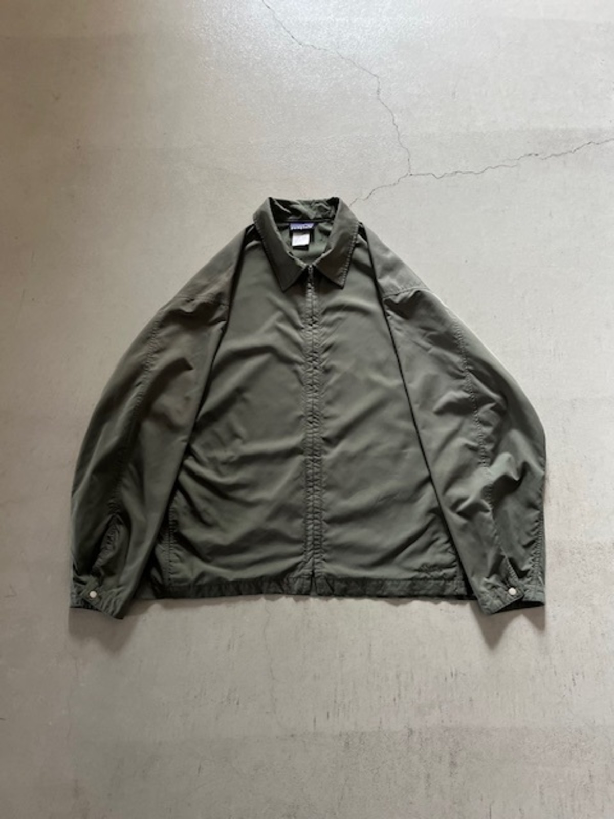 オリーブL：patagonia パタゴニア ナイロンジャケット ハリントン 