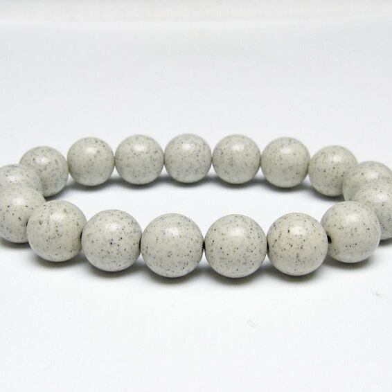 北投石 ブレスレット 12mm 一点物 メール便可 111-50137