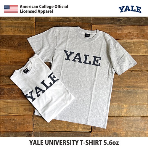 YALE大学オフィシャルライセンスTシャツ/イェール大学 T-SHIRTS カレッジプリント  YALE UNIVERSITY T-SHIRT 5.6oz