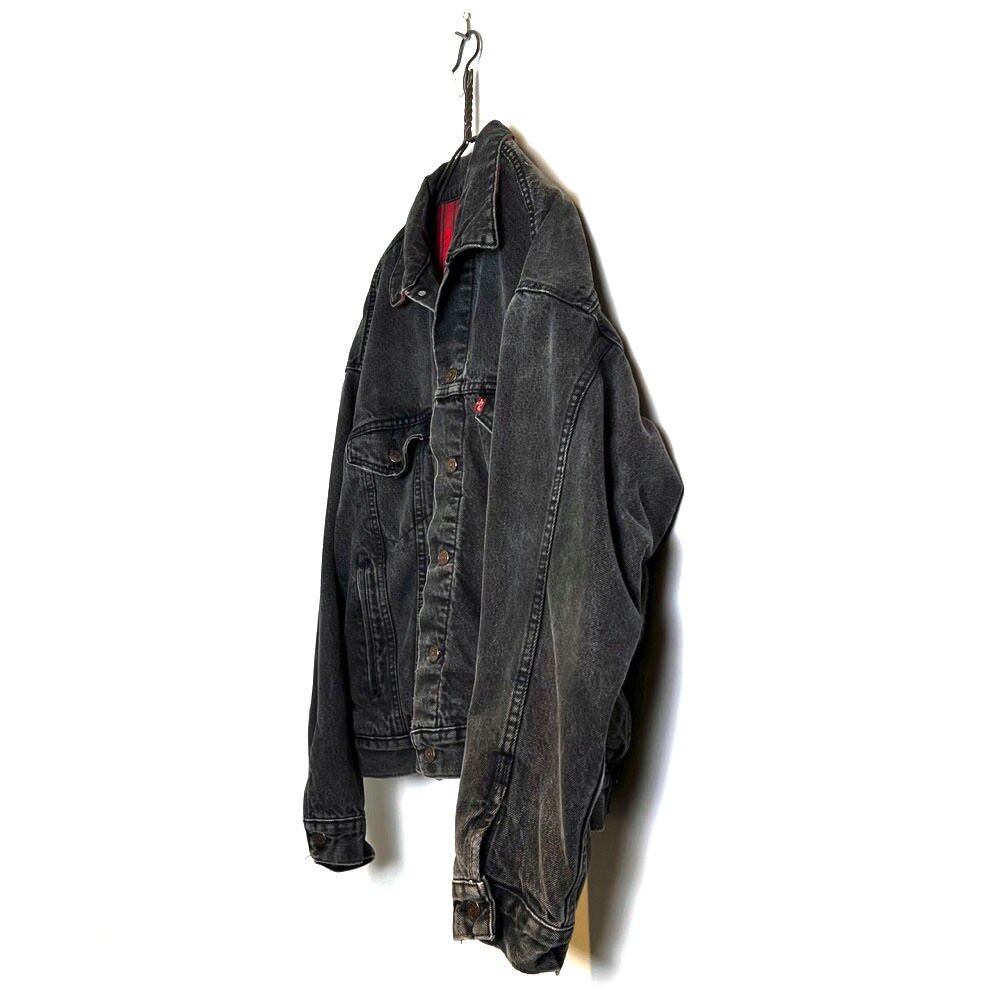 Levis 70417-9416] Vintage Black Denim Jacket [1980s-] Vintage