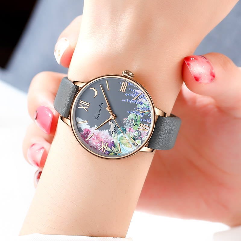 Kimio AF-Z1003 Lupus(Gray) 腕時計 レディース AromaFlat watch shop 腕時計 レディ―ス 工房