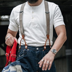 レトロショートスリーブコットンTシャツ 224002