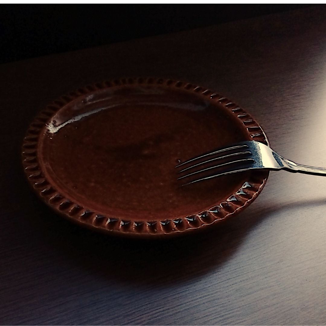 鎬の5寸プレート 鳥取因幡焼/三木健太郎