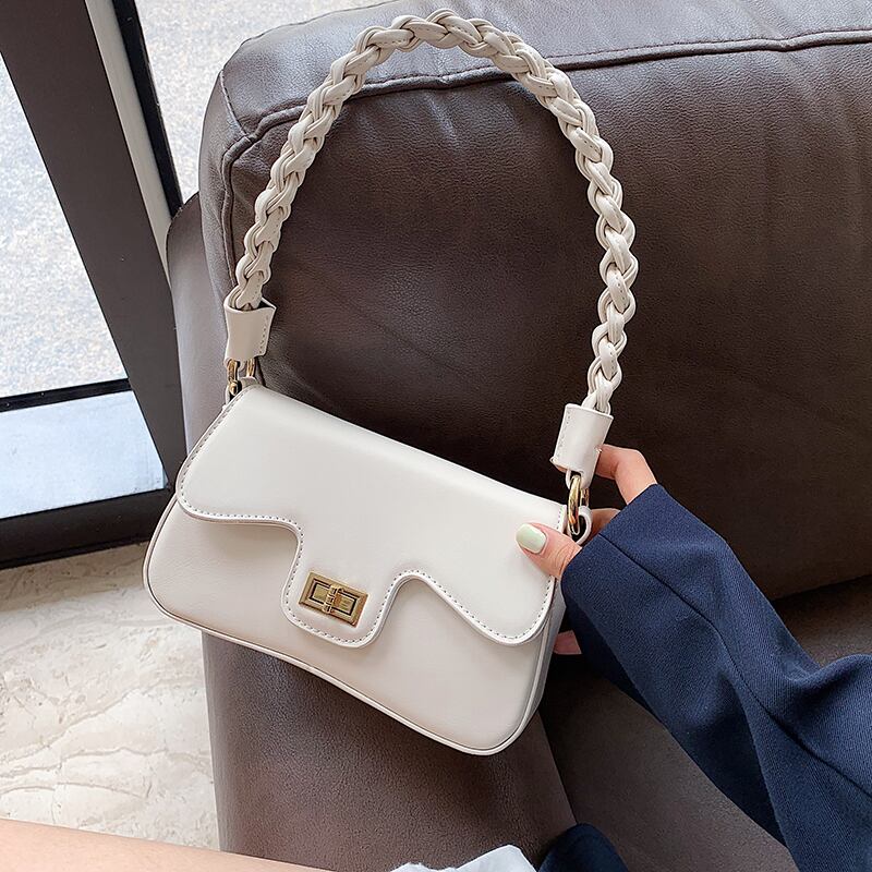 フレンチニッチバッグ女性バッグ2020人気の新しい新しいトレンディなワイルドワンショルダーメッセンジャーバッグネット赤い脇の下バッグ Tiancai_Wing_Bag0887514