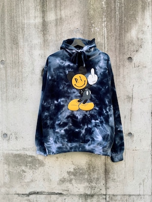 P.i Fxxk Smile Hoodie 【Multi Black】