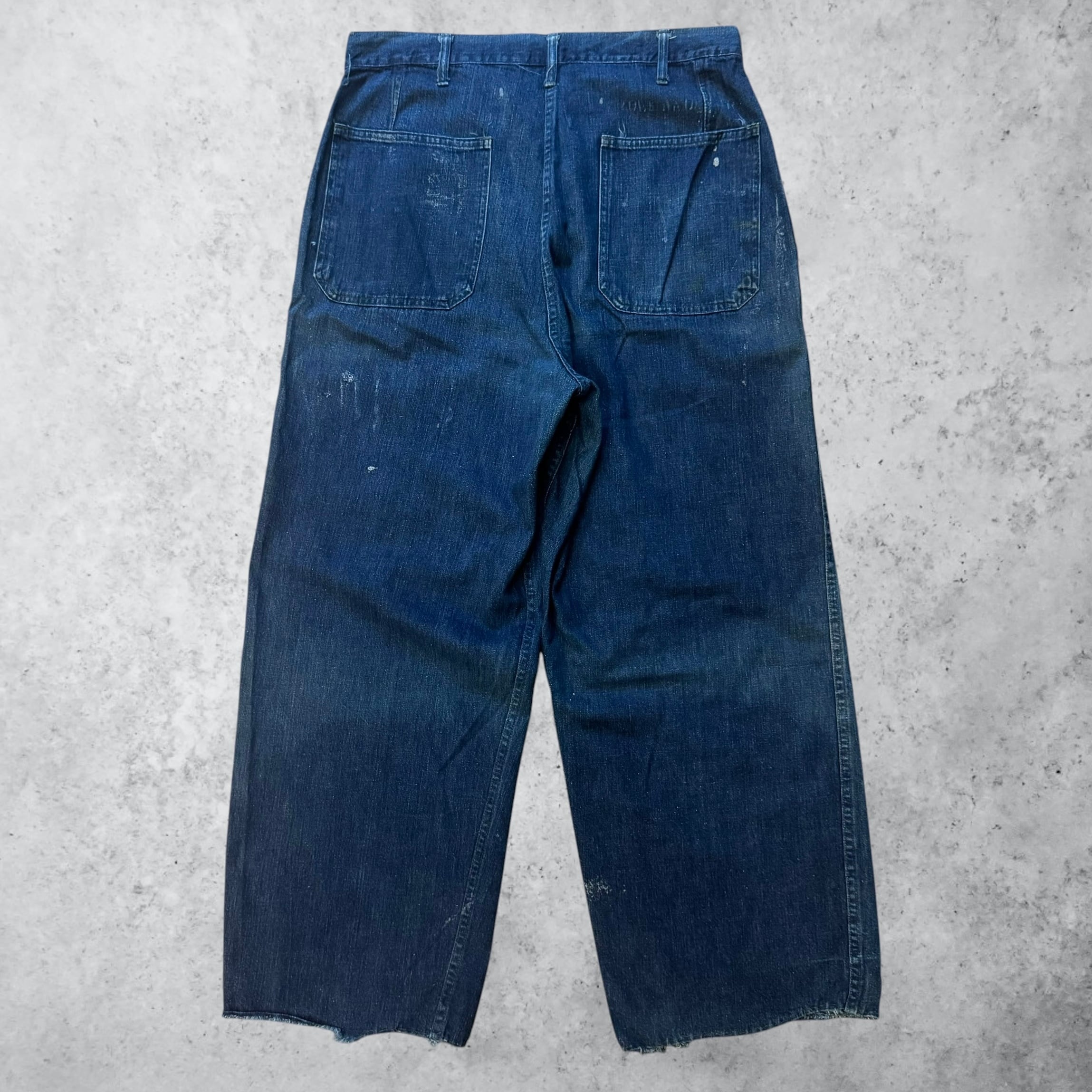 名作】40's U.S.Navy M-45 Denim Baker Pants | spike osu