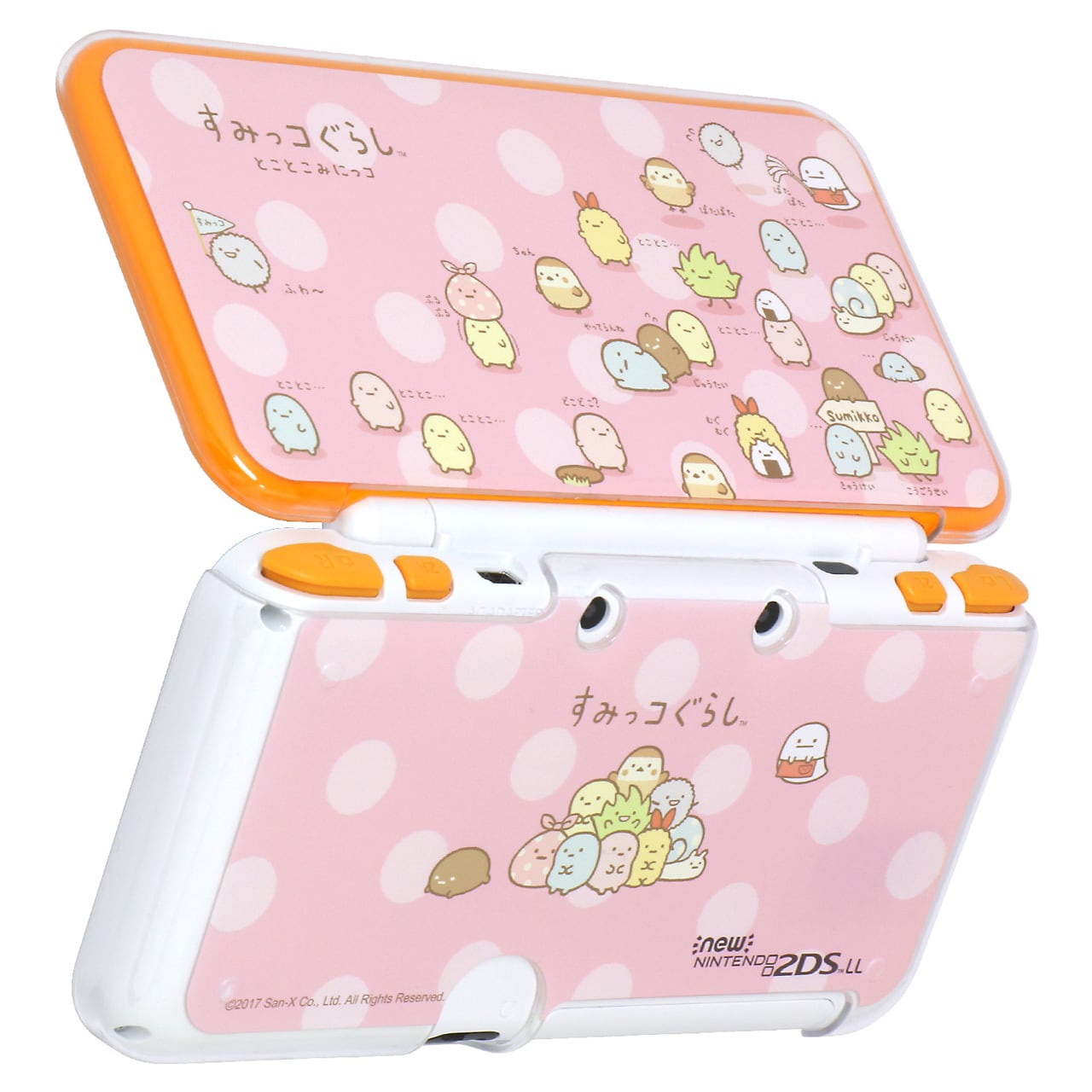 キャラクターPCカバー for Newニンテンドー2DS LL /すみっコぐらし 2柄